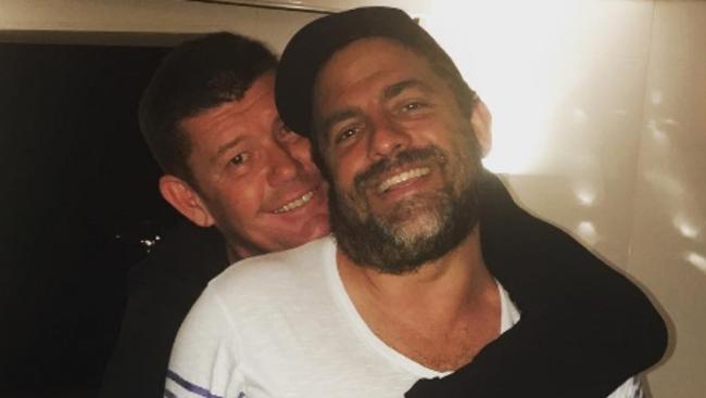 Bromance over? James Packer and Brett Ratner. Picture: Supplied