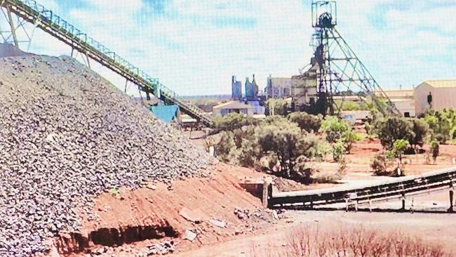 Peko Mine near Tennant Creek in the 50s. Picture: SUPPLIED