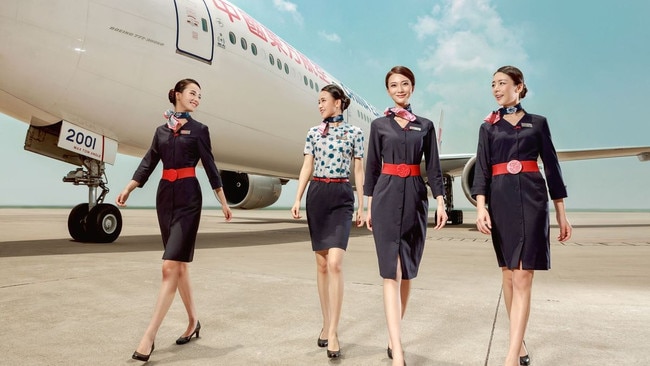 China Eastern cabin crew.