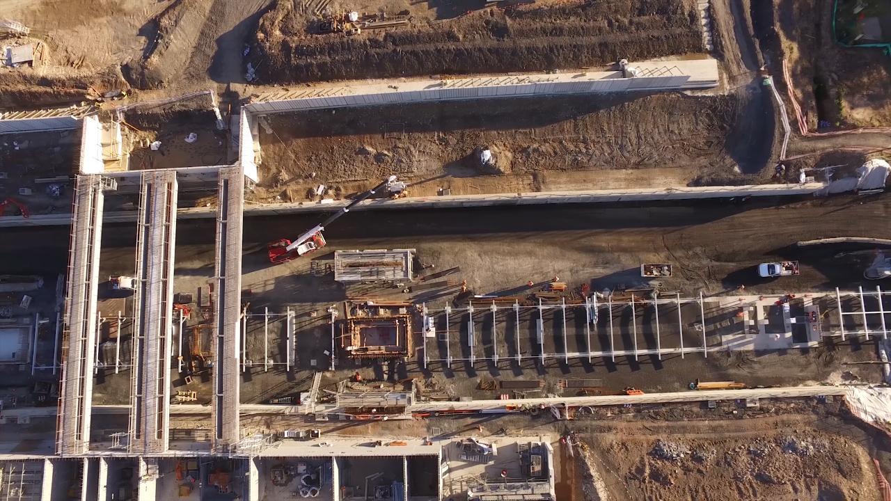 Construction started on first Sydney Metro Station platform