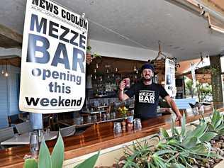 READY TO ROLL: Mezze Bar owner David Hadid is excited about launching his new venue in Coolum tomorrow. Picture: Warren Lynam