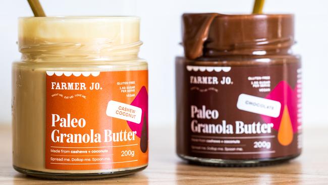 There's granola butter spreads in two flavours. Picture: Supplied