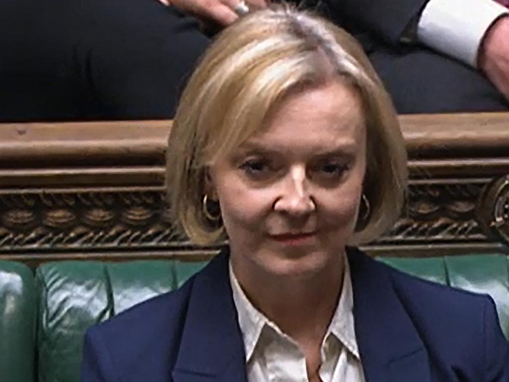 UK Prime Minister Liz Truss is under pressure to resign (Photo by PRU / AFP)