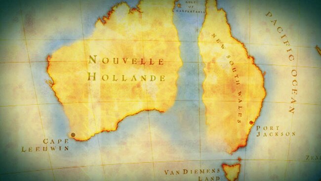 From this ... a speculative map of what became known as Australia before its navigation by British explorer Matthew Flinders.