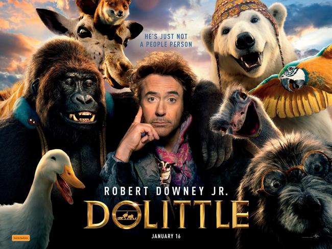 Dolittle, starring Robert Downey Jr.