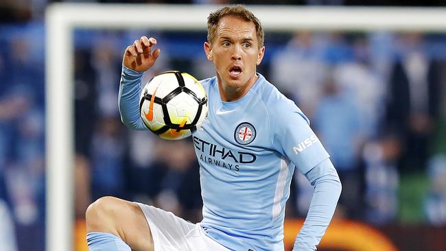 Neil Kilkenny had a disappointing end to his stint at Melbourne City. Picture: Michael Klein