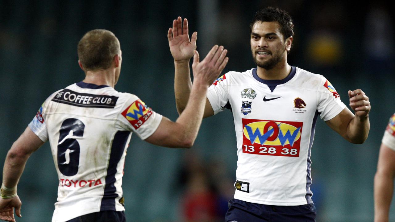 Ben Ikin believes Karmichael Hunt (right) can add a lot of value in his return to the Broncos without pulling a jersey on.