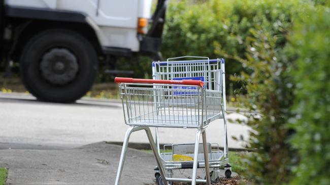 Shopping trolleys left in the Hornsby area.