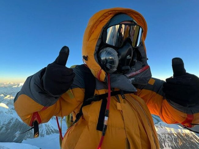 Gabby plans to climb all 14 mountains in the world. Picture: Instagram