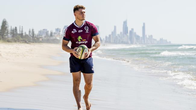 Gold Coast Rugby Union player James O’Connor is returning to Queensland to be close to family on the Gold Coast after recently signing with the St.George Queensland Reds. After a rocky few years he is returning to his roots to reinvent himself. Picture: Jerad Williams