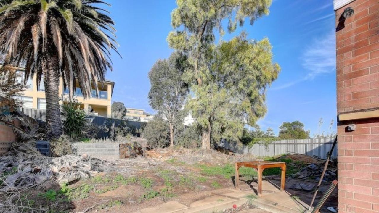 The outdoor entertaining area before the renovation. Pic: realestate.com.au