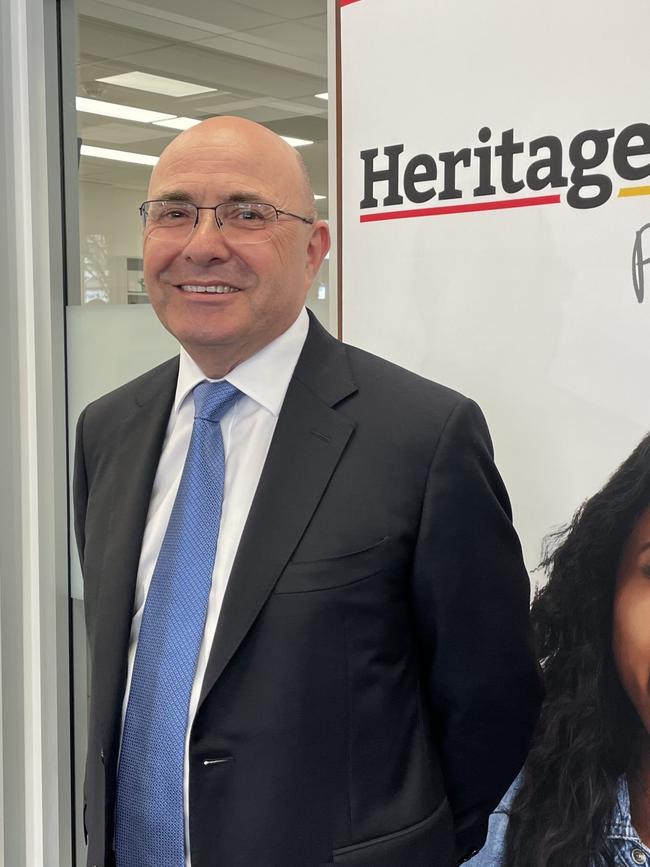 Heritage Bank CEO Peter Lock.