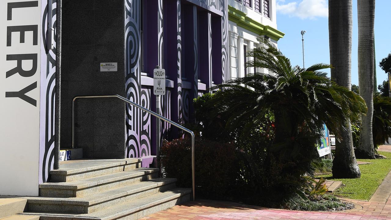 The ghost of a dark-haired woman is set to mostly appear to other brunettes in Bundaberg’s art gallery.