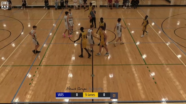 Replay: Qld Basketball CBSQ Junior competition-Varsity College v St James College (Boys Div 1)