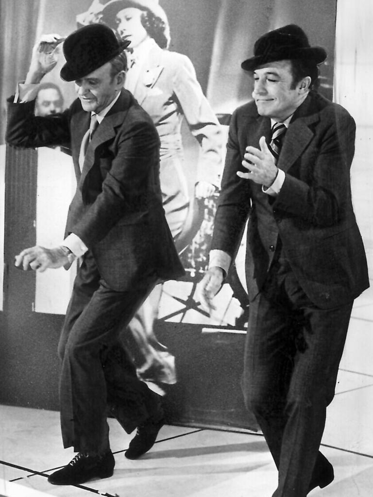 It’s a spitting image! Fred Astaire and Gene Kelly in 1975 film "That's Entertainment, Part II