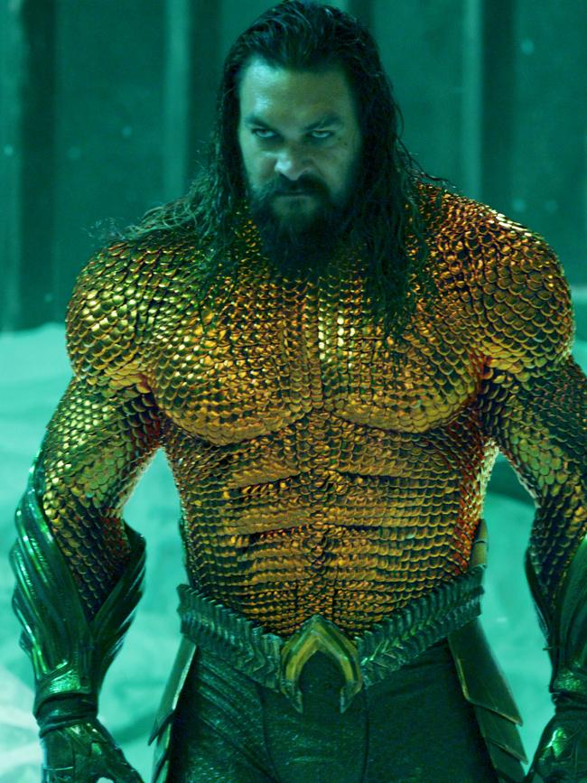 Jason Momoa plays Aquaman.