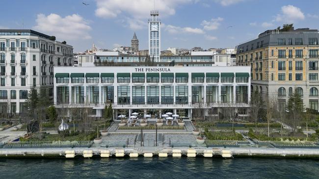 The Peninsula Istanbul stands on the shore of the Bosphorus Strait..