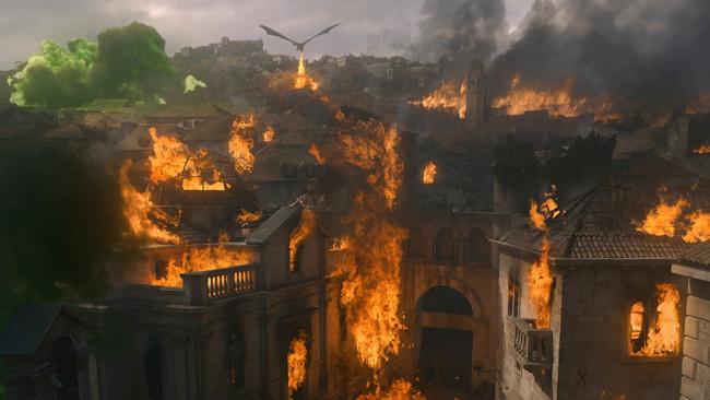 A scene from "Game of Thrones," latest episode. Picture: HBO