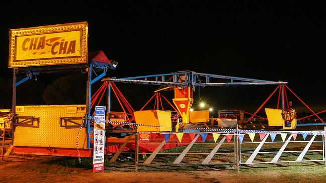 A young boy has been flown to hospital after falling from a carnival ride in Rye. Picture: Ian Currie