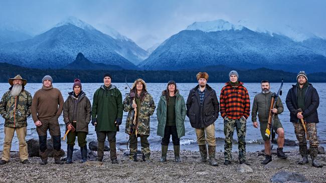 The cast of Season 2 of extreme reality TV show Alone Australia on SBS.