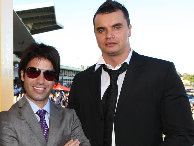 Fadi Ibrahim and Neil Cummins at the 2010 Emirates AJC Doncaster Day at Royal Randwick Racecourse in Sydney.