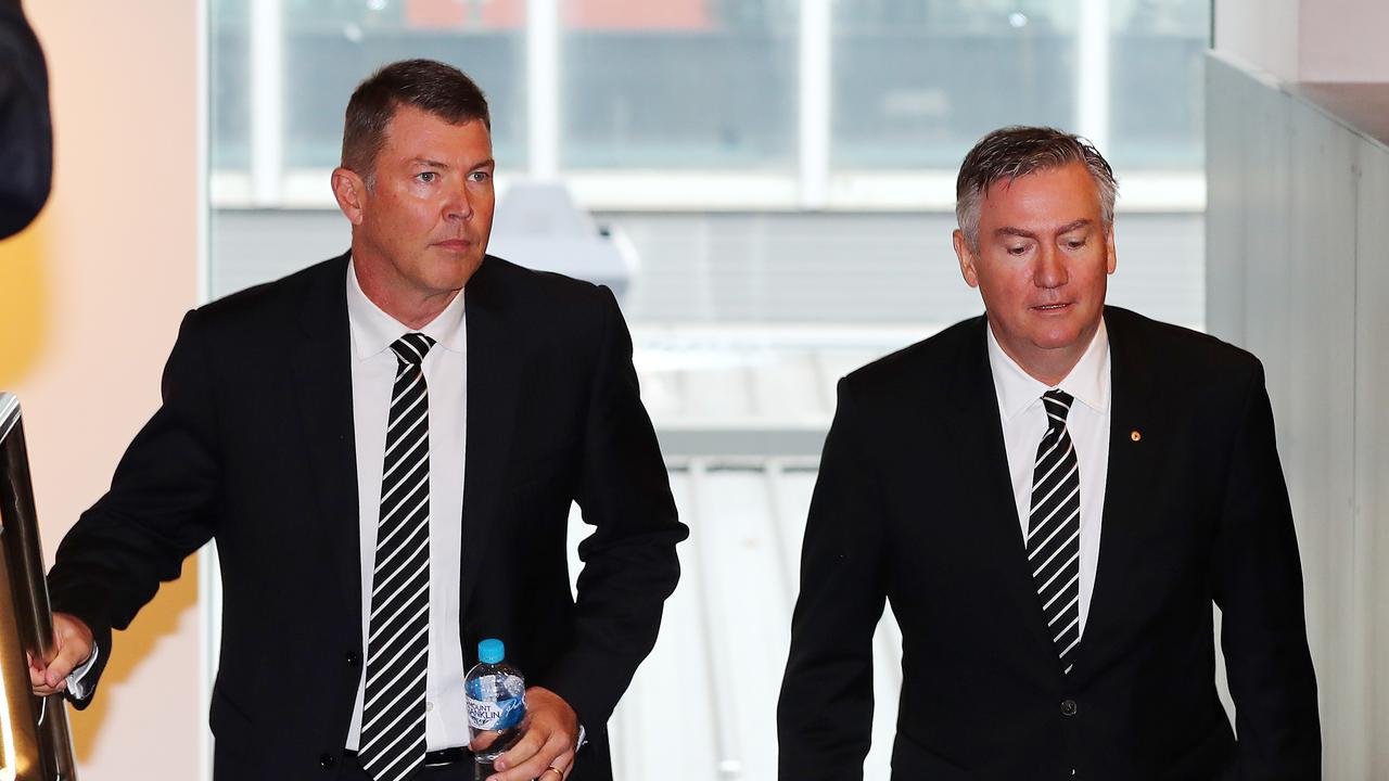 Gary Pert and Eddie McGuire are included in Lumumba’s dossier.