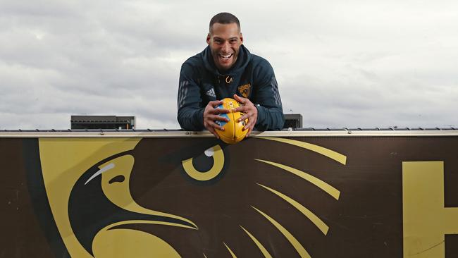 Josh Gibson became a key man for Hawthorn after his move from Arden St. Picture: Getty Images