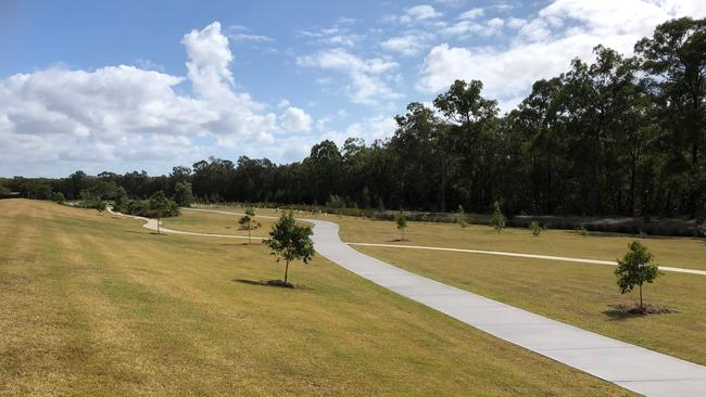 Just following the footpaths. Picture: Amanda Robbemond