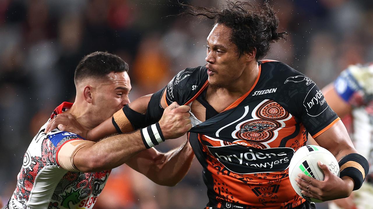Luciano Leilua wants to join the Cowboys immediately. Picture: Cameron Spencer/Getty Images