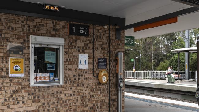 Meadowbank train station. Picture: Monique Harmer