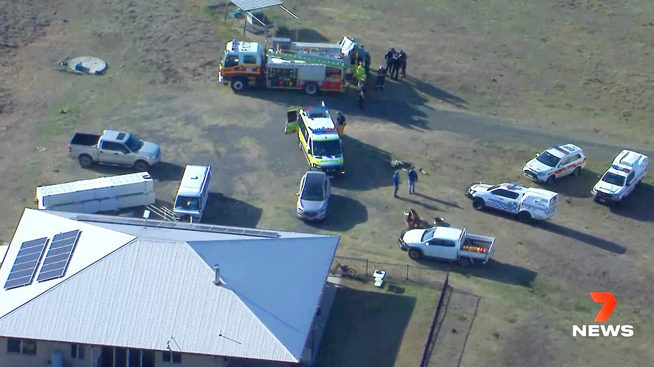 Video still of a fire fighting helicopter crash at Tarome.