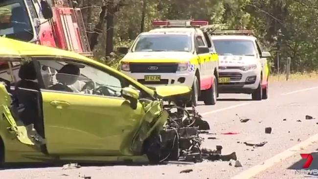 The scene of the 2017 fatal crash at Telegraph Point.