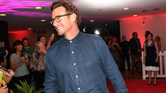 Simon Baker at the Darwin premiere of the film High Ground. Picture: Katrina Bridgeford