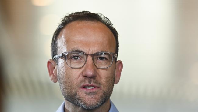 Greens leader Adam Bandt says he’s not been made aware of the detail of Senator Thorpe’s complaint. Picture: NCA NewsWire / Martin Ollman