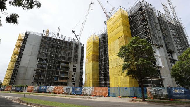 Condev building sites on the Gold Coast. Picture: Nigel Hallett