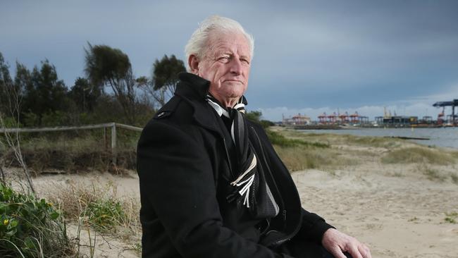 Former NSW assistant police commissioner John Laycock at Botany Bay. Picture: Richard Dobson