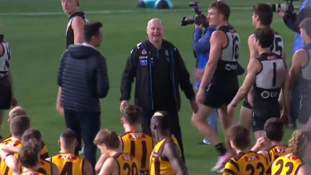 Ken Hinkley's ugly post-game act