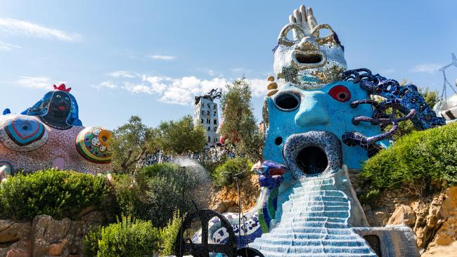 The Tarot Garden of Niki de Saint Phalle in Capalbio, Italy.