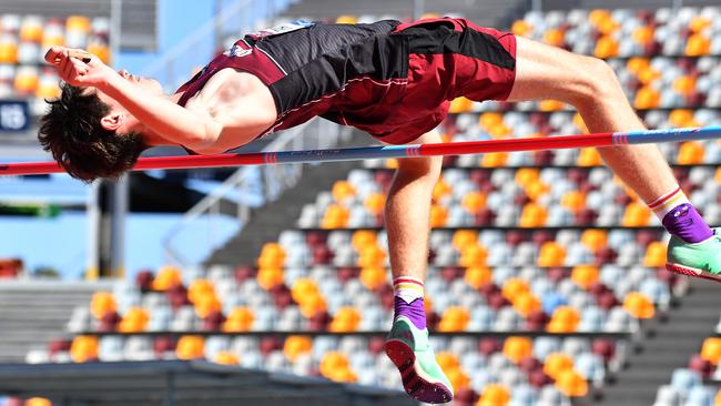 Ethan GRATION Australian All Schools track and field championships in Brisbane. Saturday December 7, 2024. Picture John Gass