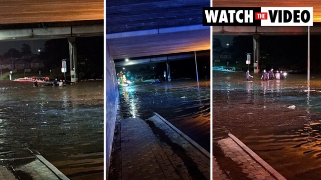 Flooding at Toombul in Brisbane's north