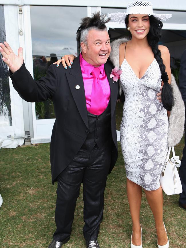 Geelong Cup colour Elissa Friday and Darryn Lyons picture: Glenn Ferguson