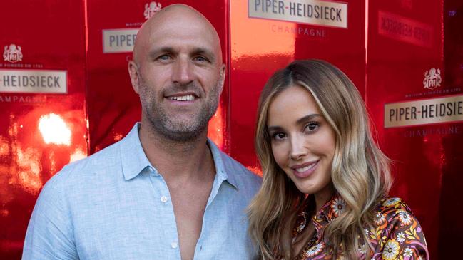 Chris and Bec Judd. Picture: Fiona Hamilton