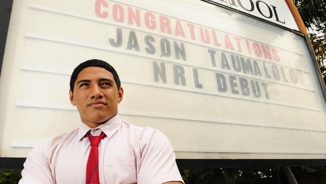 Jason Taumalolo became the youngest player to play first grade for the Cowboys in 2010.