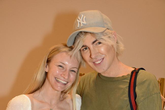 Holly Fraser and Michael Huxley at opening of Homebodii store, Pacific Fair, Broadbeach. Picture: Regina King