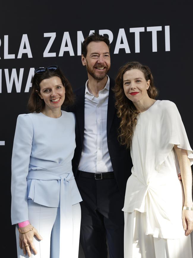 Zampatti’s children, Allegra Spender, Alex Schuman and Bianca Spender, in 2021. Picture: Getty Images