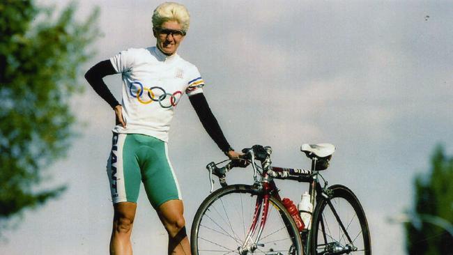 Kathy Watt in training shortly before the 1994 Commonwealth Games in Canada.