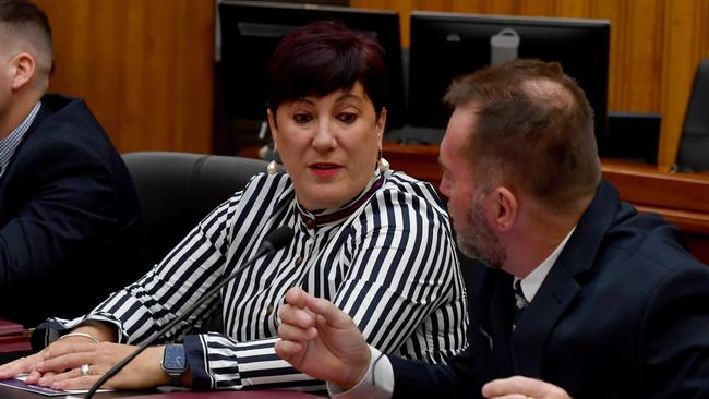 Division 3 councillor Ann-Maree Greaney next to division 4 councillor Kristian Price. Ms Greaney nominated to be the LGAQ divisional representative. Picture: Evan Morgan