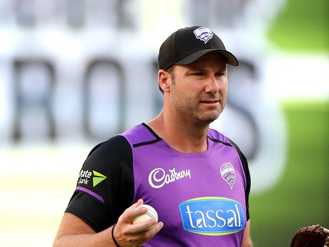 Head coach of the Hobart Hurricanes, Adam Griffith is seen before the Big Bash League (BBL) cricket match between the Perth Scorchers and Hobart Hurricanes at Optus Stadium in Perth, Sunday, January 5, 2020. (AAP Image/Richard Wainwright) NO ARCHIVING, EDITORIAL USE ONLY, IMAGES TO BE USED FOR NEWS REPORTING PURPOSES ONLY, NO COMMERCIAL USE WHATSOEVER, NO USE IN BOOKS WITHOUT PRIOR WRITTEN CONSENT FROM AAP