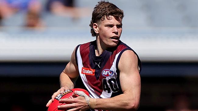 Cooper Lord racked up 31 disposals for Sandringham Dragons in the Grand Final. Picture: Getty Images