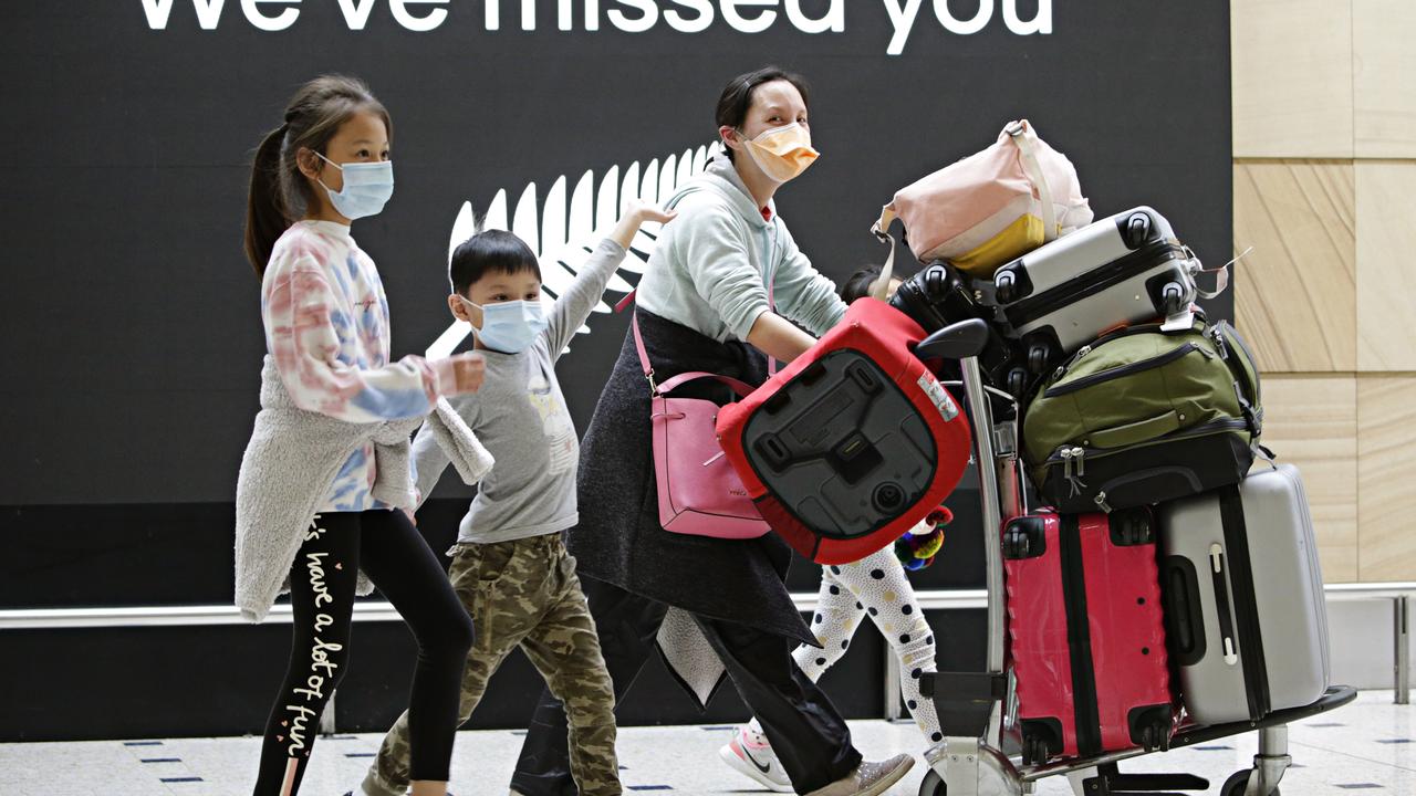 Passengers began arriving at Sydney International Airport from New Zealand on the 16th of October. Picture: Adam Yip/ Second Story